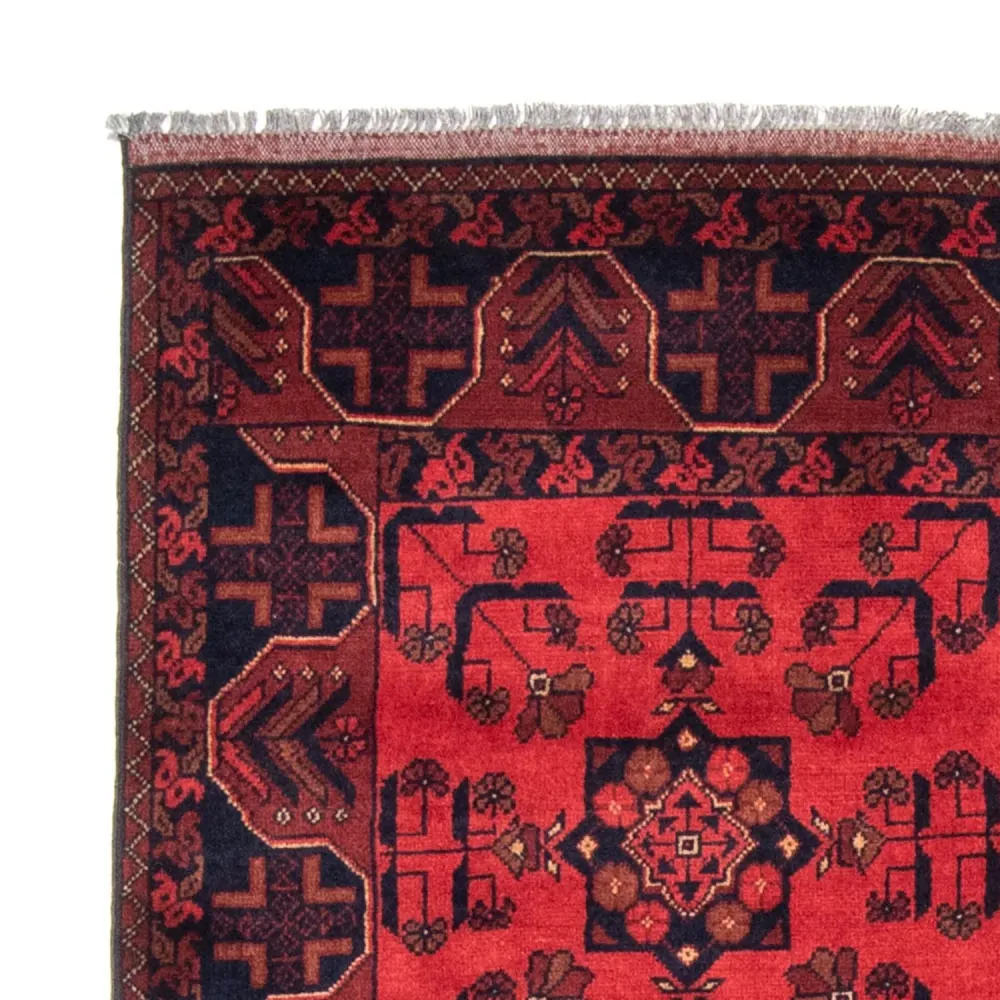 Afghan Teppich - Kunduz 184 x 127 cm - rot