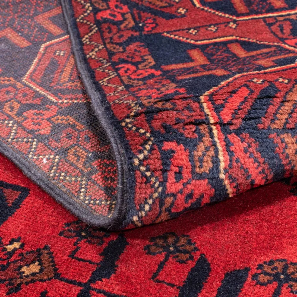 Afghan Teppich - Kunduz 184 x 127 cm - rot