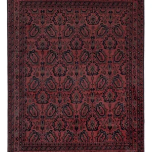 Afghan Teppich - Kunduz - 197 x 150 cm - rot