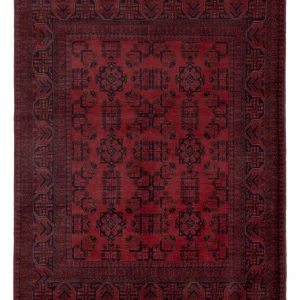 Afghan Teppich - Kunduz - 200 x 153 cm - rot