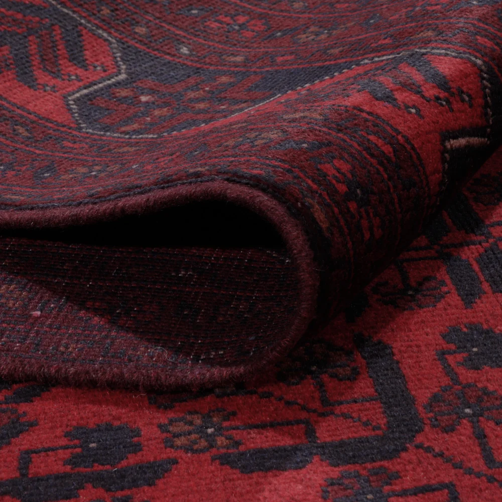 Afghan Teppich - Kunduz - 203 x 149 cm - rot