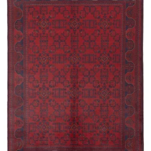 Afghan Teppich - Kunduz - 229 x 177 cm - rot