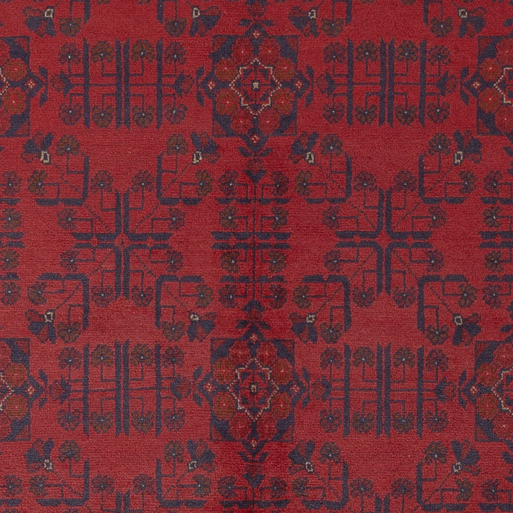 Afghan Teppich - Kunduz - 229 x 177 cm - rot