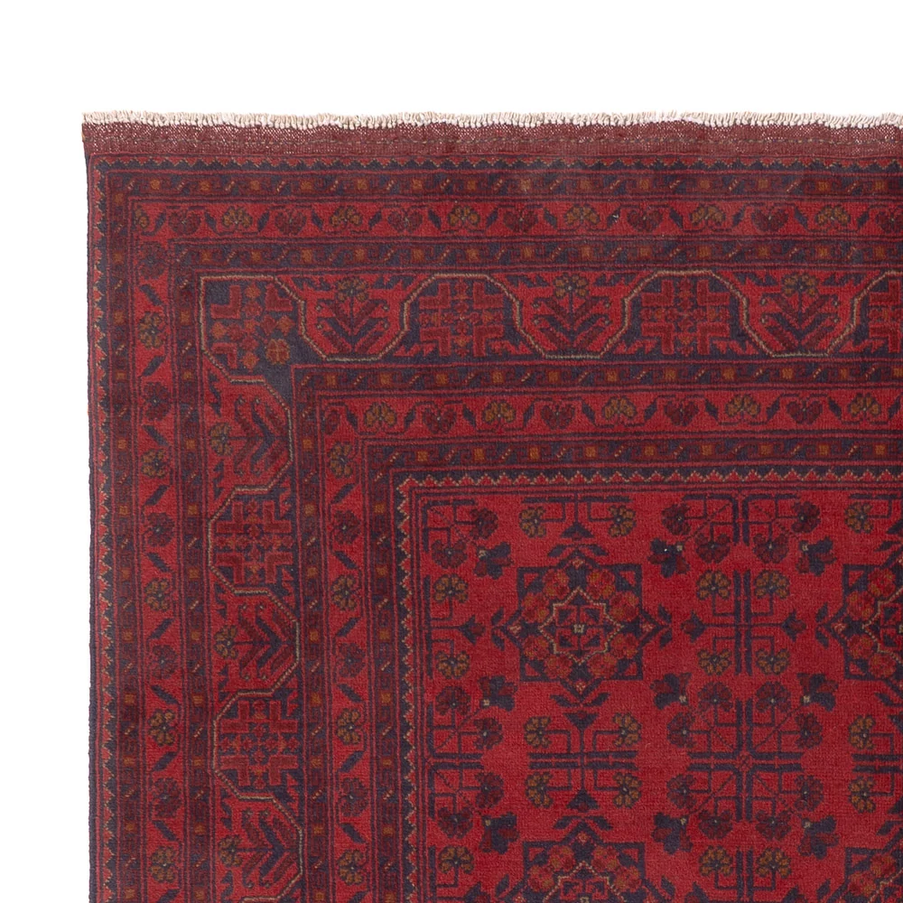 Afghan Teppich - Kunduz - 234 x 170 cm - rot