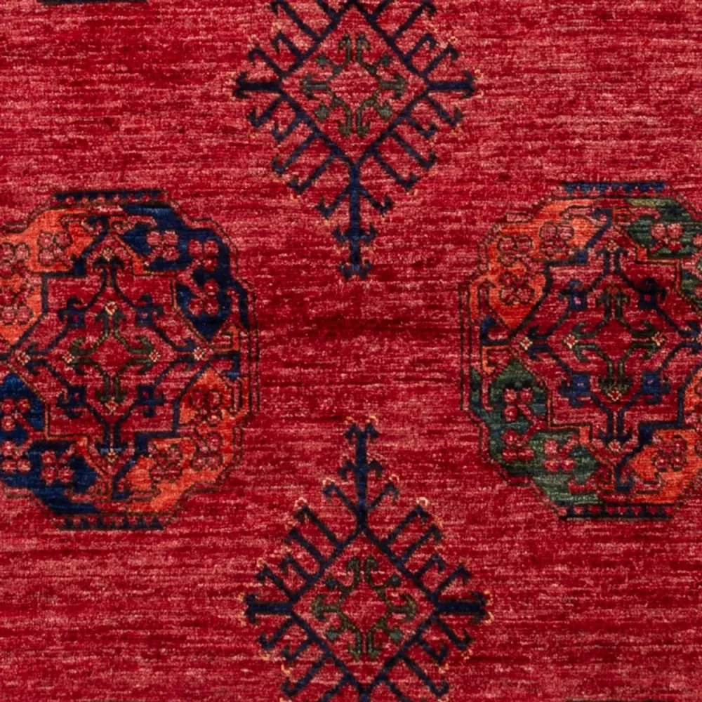 Afghan Teppich - Kunduz - 234 x 172 cm - rot