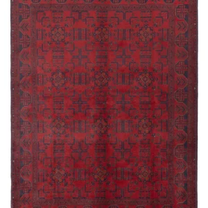 Afghan Teppich - Kunduz - 234 x 178 cm - rot
