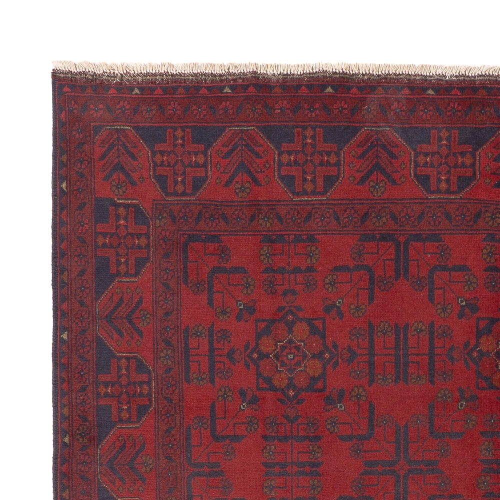 Afghan Teppich - Kunduz - 234 x 178 cm - rot