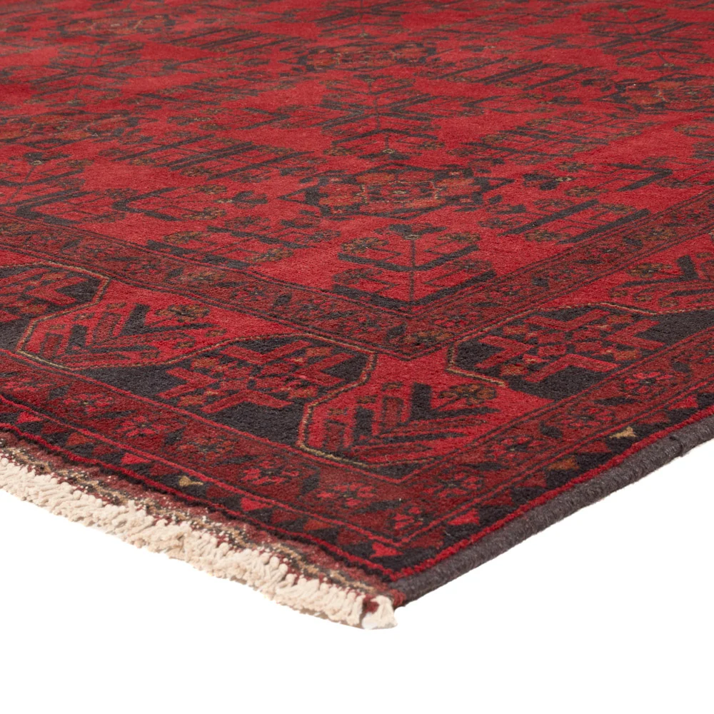 Afghan Teppich - Kunduz - 234 x 178 cm - rot