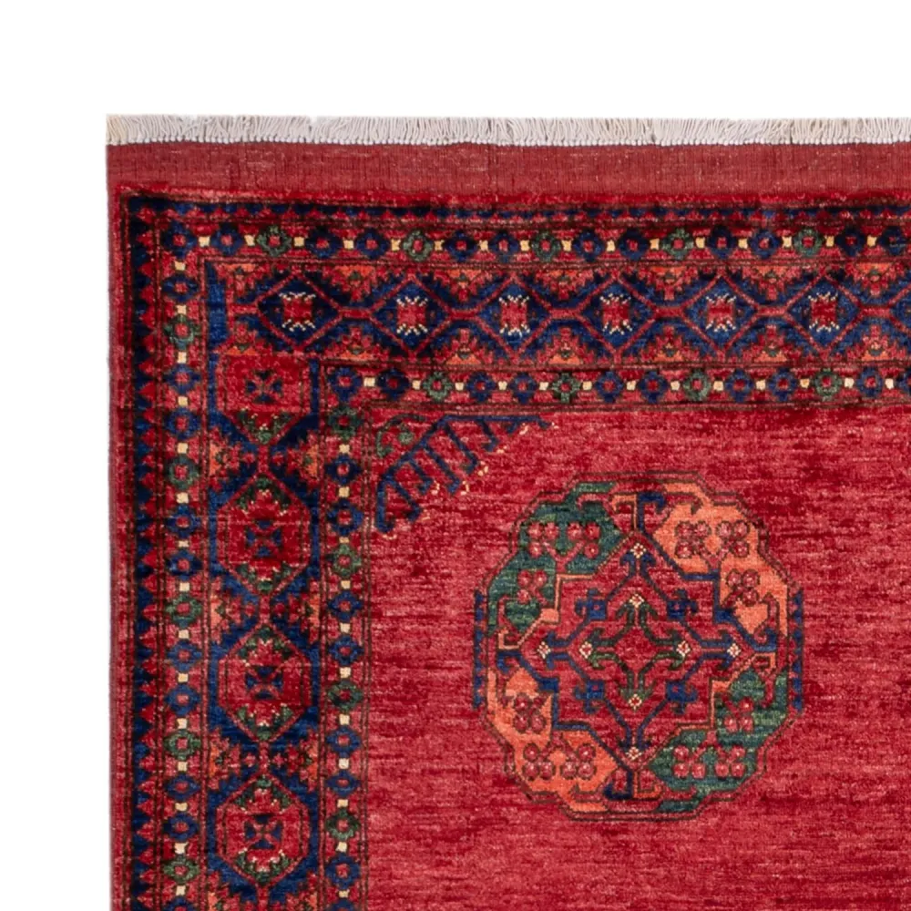 Afghan Teppich - Kunduz - 239 x 177 cm - rot