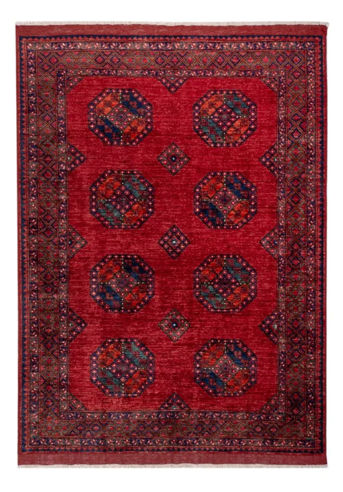 Afghan Teppich - Kunduz - 240 x 174 cm - rot