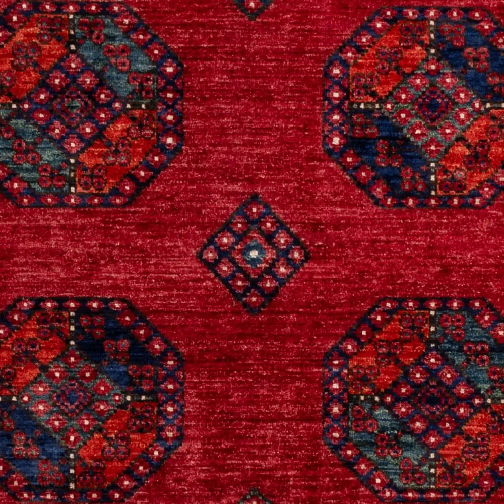 Afghan Teppich - Kunduz - 240 x 174 cm - rot
