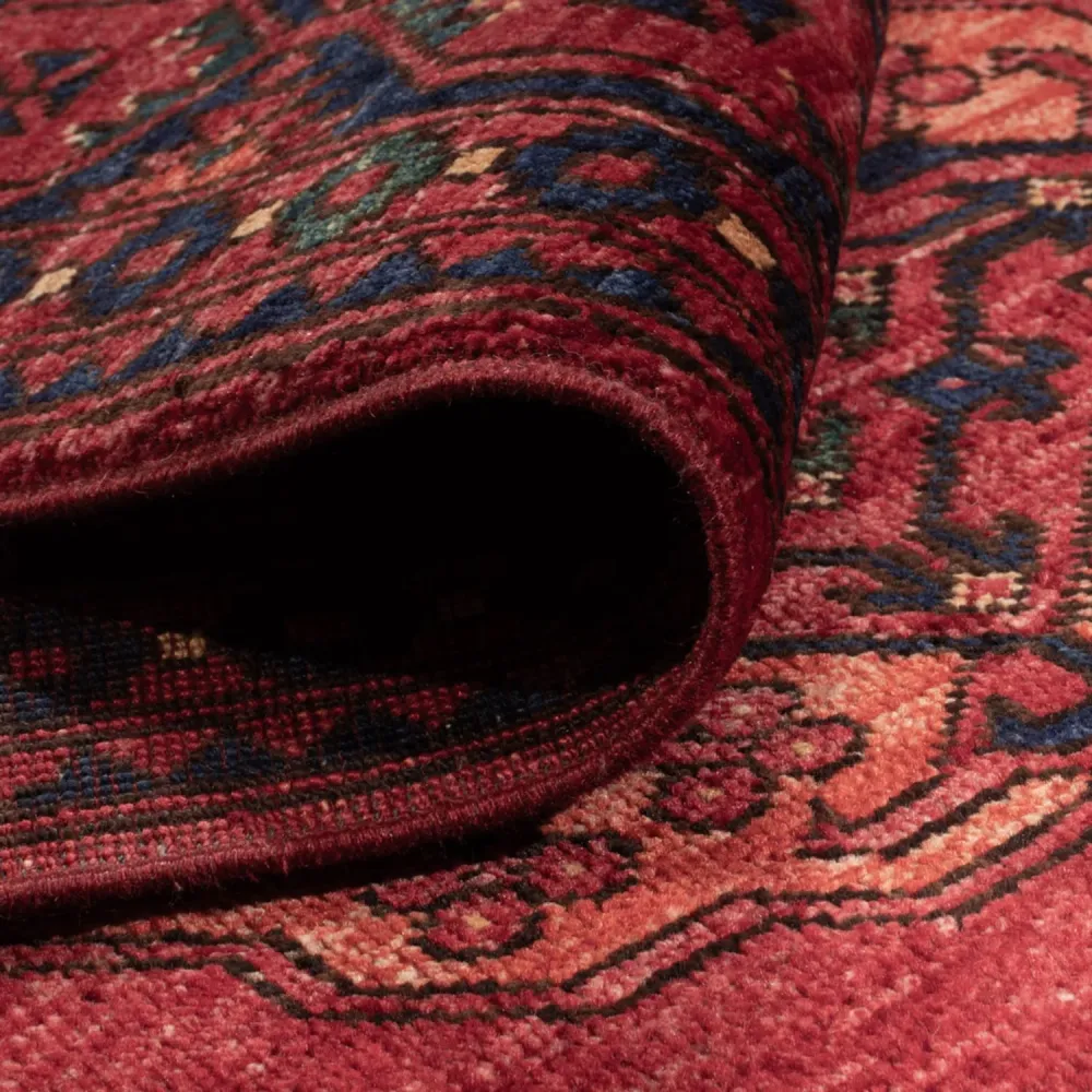 Afghan Teppich - Kunduz - 241 x 174 cm - rot