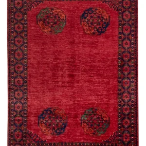 Afghan Teppich - Kunduz - 244 x 177 cm - rot
