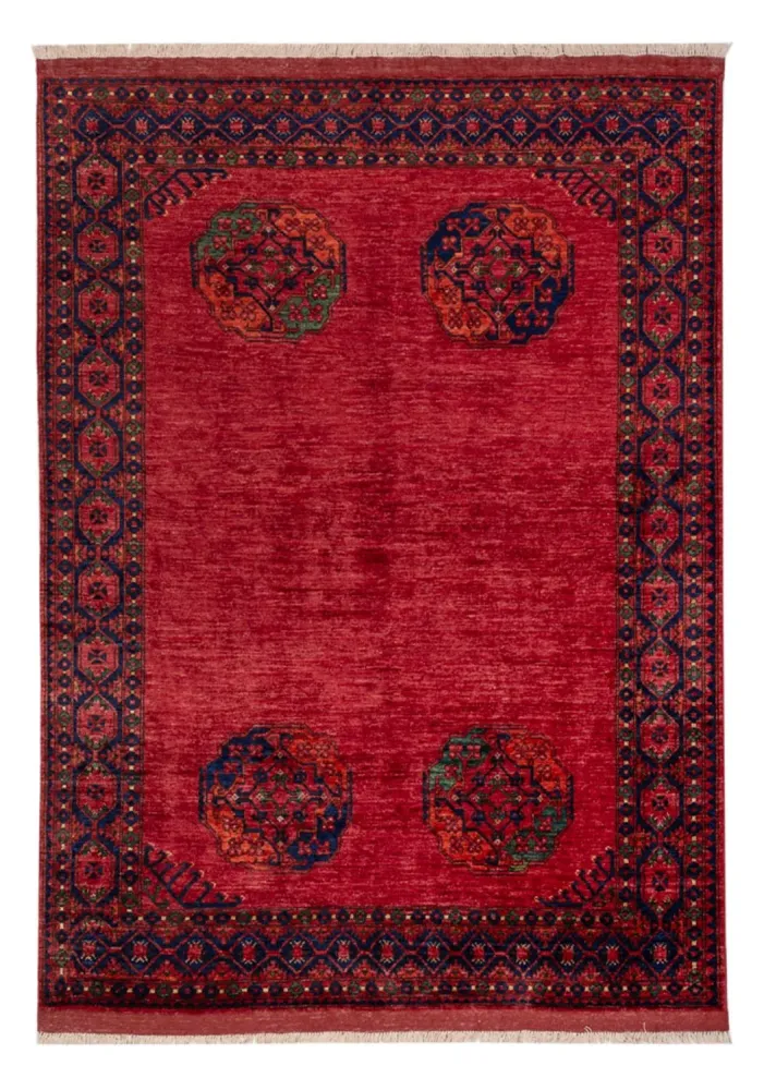 Afghan Teppich - Kunduz - 244 x 177 cm - rot
