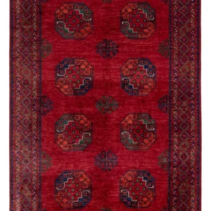 Afghan Teppich - Kunduz - 253 x 166 cm - rot