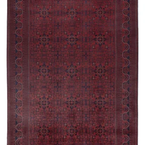 Afghan Teppich - Kunduz - 289 x 199 cm - dunkelrot