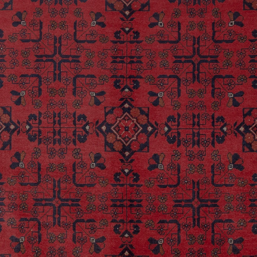 Afghan Teppich - Kunduz - 292 x 187 cm - rot