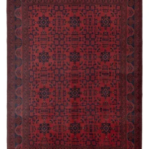 Afghan Teppich - Kunduz - 294 x 207 cm - rot