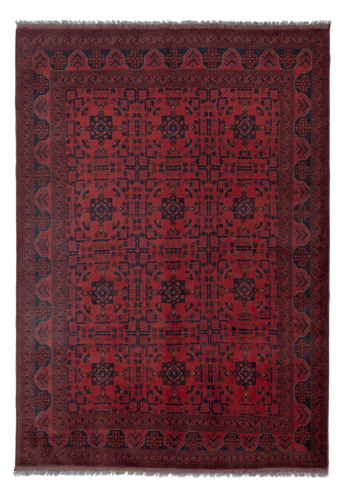 Afghan Teppich - Kunduz - 294 x 207 cm - rot