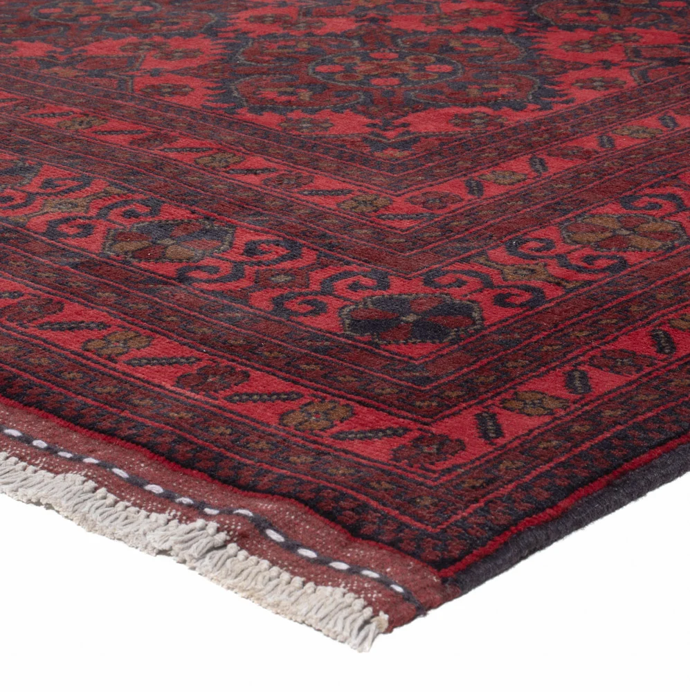 Afghan Teppich - Kunduz - 296 x 196 cm - rot