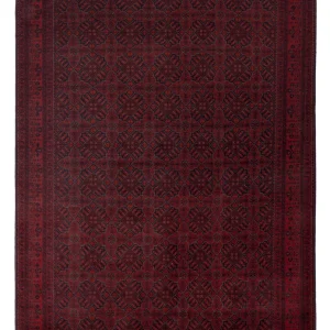 Afghan Teppich - Kunduz - 296 x 204 cm - rot