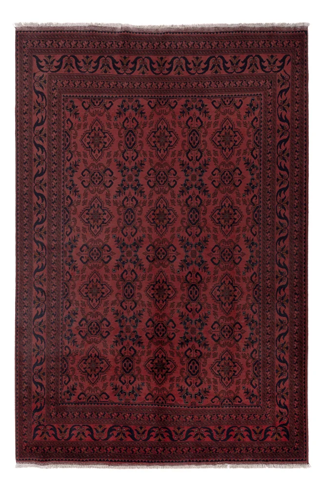 Afghan Teppich - Kunduz - 303 x 205 cm - rot