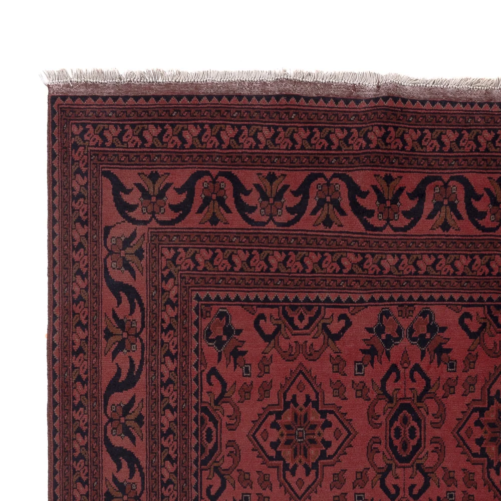Afghan Teppich - Kunduz - 303 x 205 cm - rot
