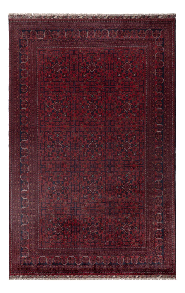 Afghan Teppich - Kunduz - 304 x 198 cm - rot
