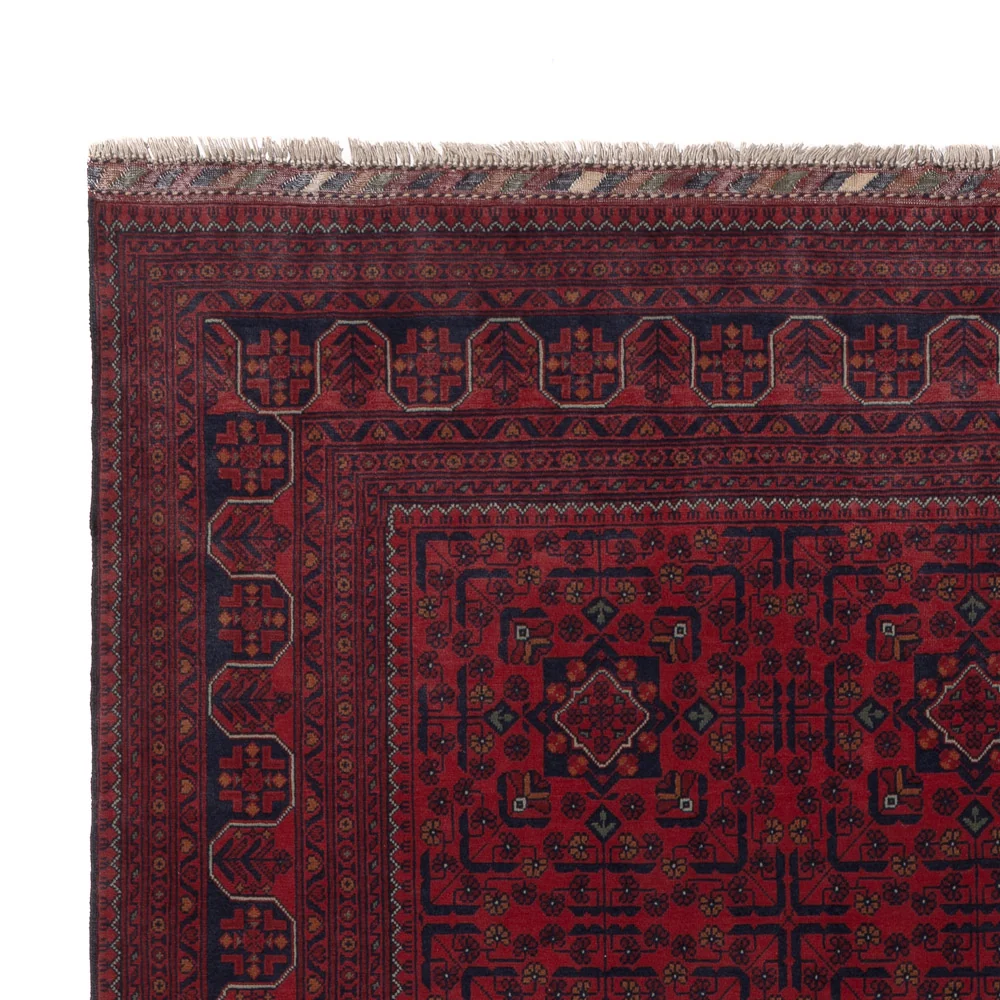 Afghan Teppich - Kunduz - 304 x 198 cm - rot