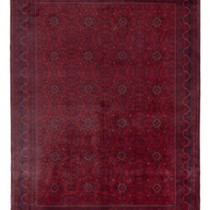 Afghan Teppich - Kunduz - 337 x 250 cm - rot