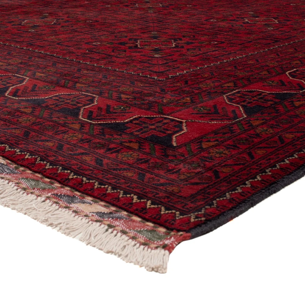Afghan Teppich - Kunduz - 342 x 250 cm - rot