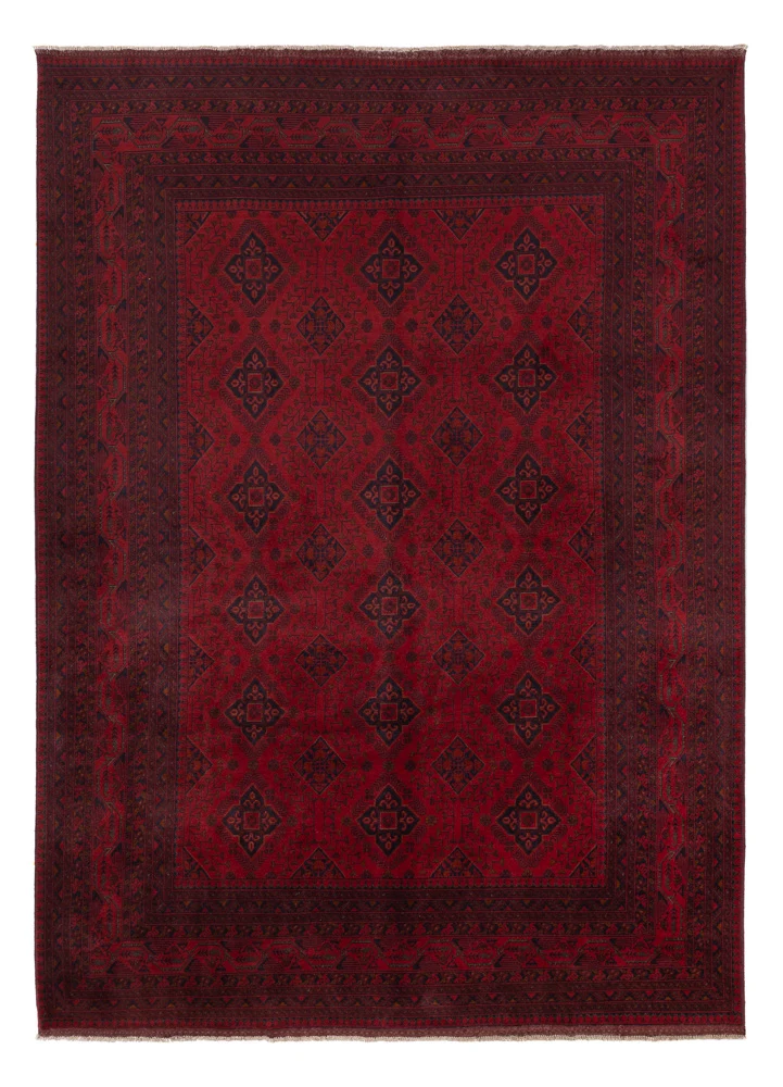 Afghan Teppich - Kunduz - 350 x 253 cm - rot