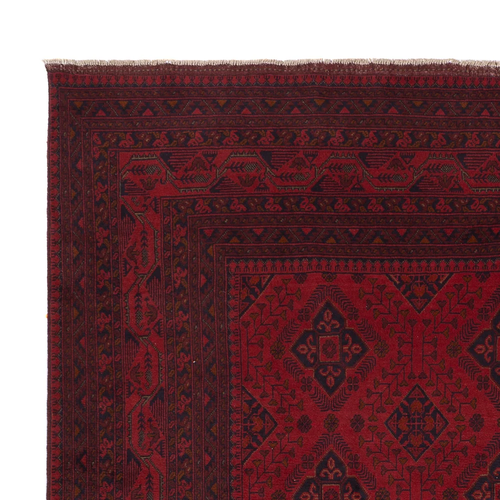 Afghan Teppich - Kunduz - 350 x 253 cm - rot
