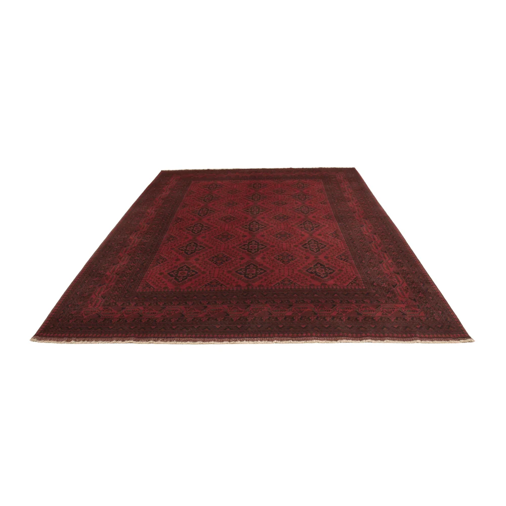Afghan Teppich - Kunduz - 350 x 253 cm - rot