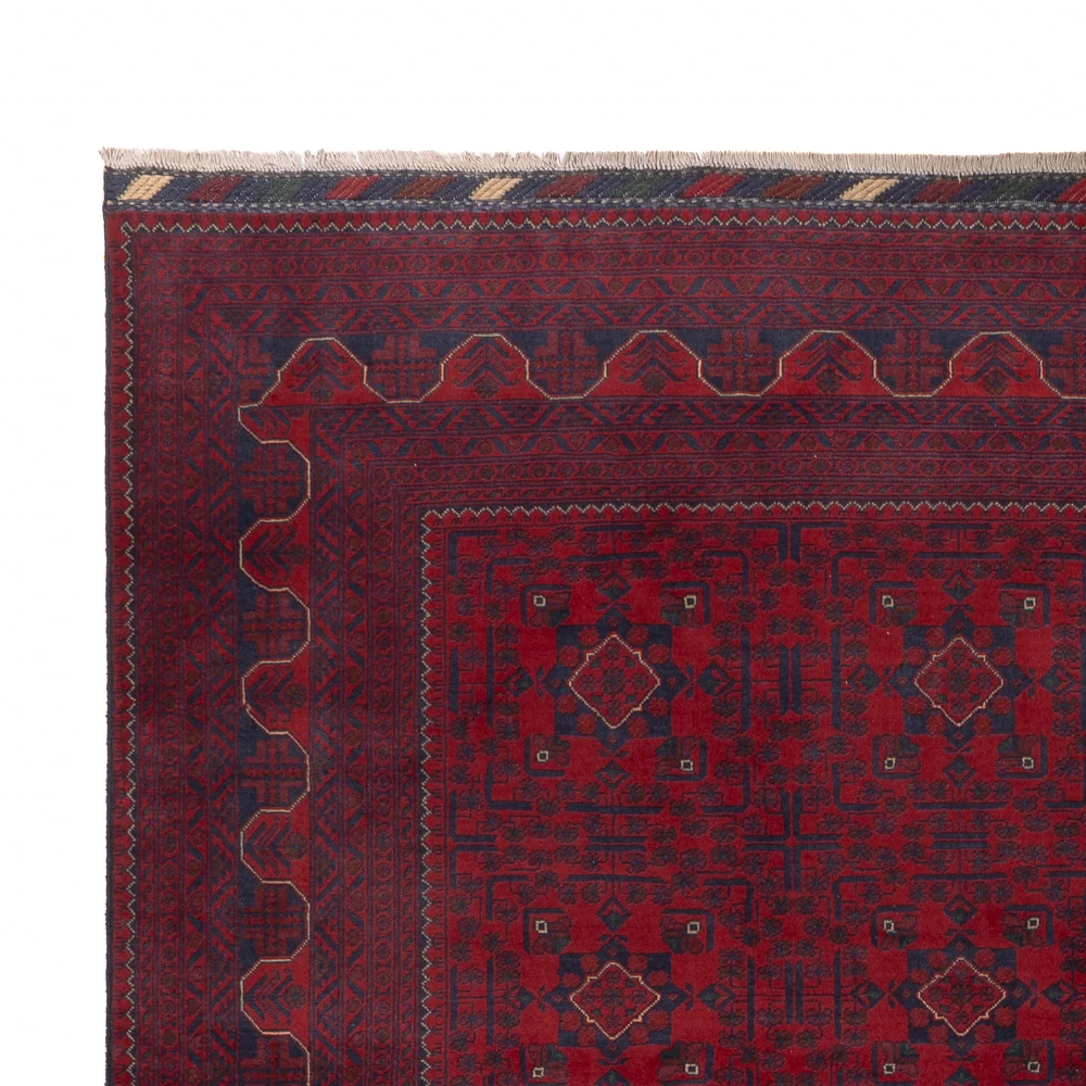 Afghan Teppich - Kunduz - 354 x 248 cm - rot