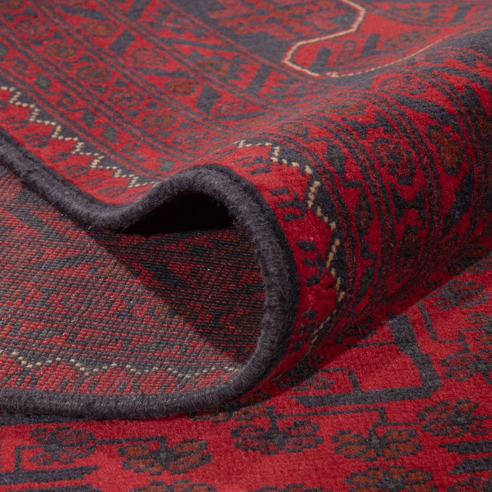 Afghan Teppich - Kunduz - 354 x 248 cm - rot