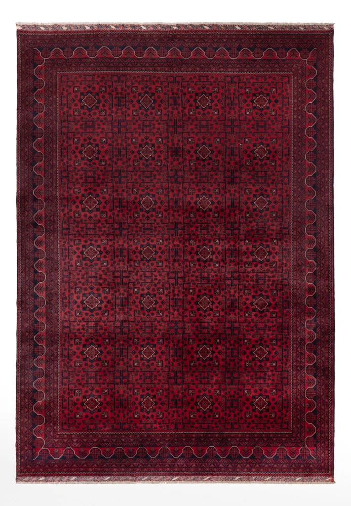 Afghan Teppich - Kunduz - 357 x 248 cm - rot