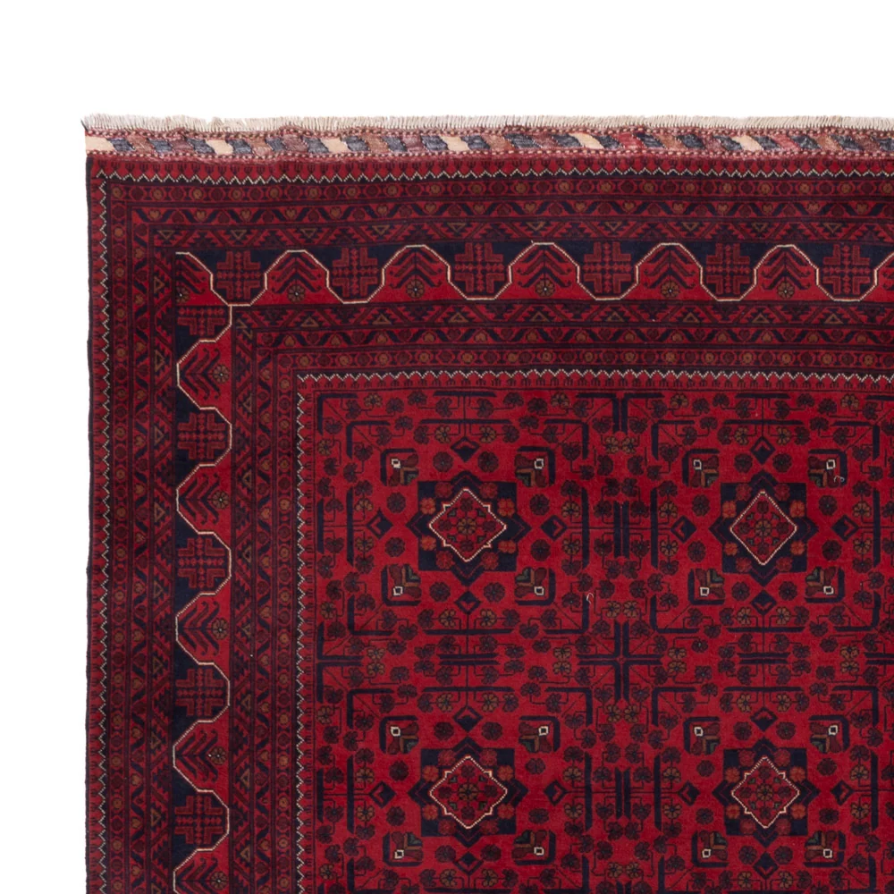 Afghan Teppich - Kunduz - 357 x 248 cm - rot