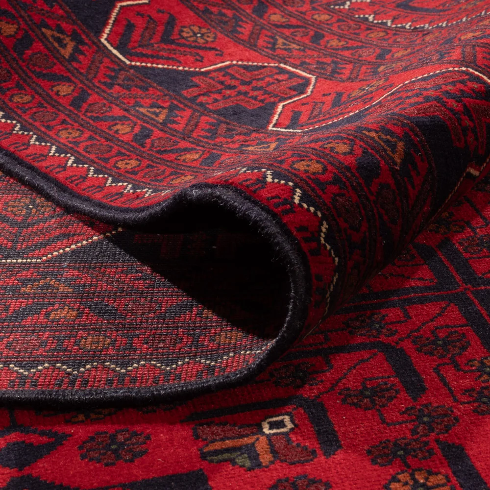 Afghan Teppich - Kunduz - 357 x 248 cm - rot