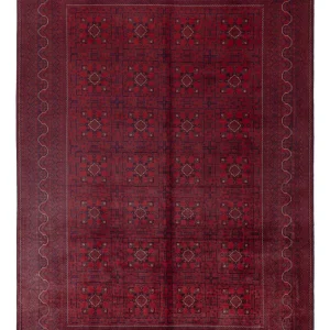 Afghan Teppich - Kunduz - 357 x 249 cm - rot