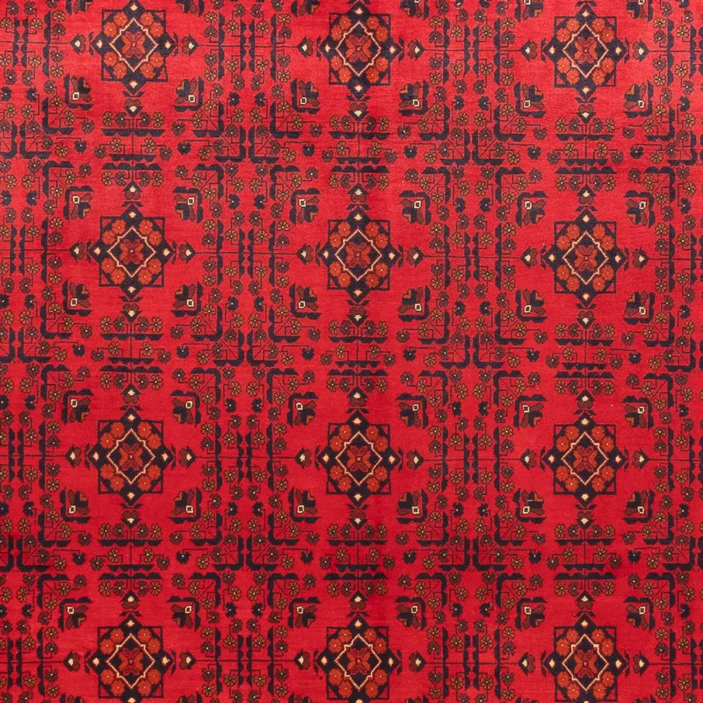 Afghan Teppich - Kunduz - 382 x 309 cm - rot