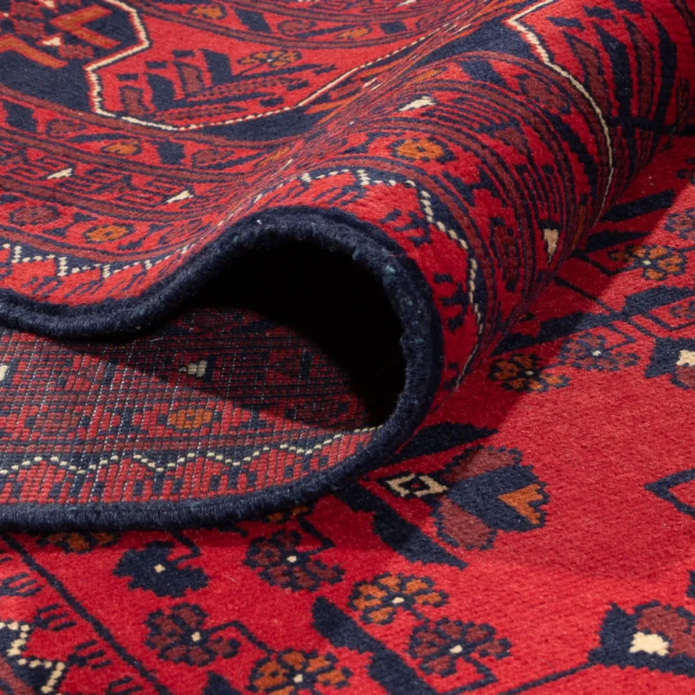 Afghan Teppich - Kunduz - 382 x 309 cm - rot