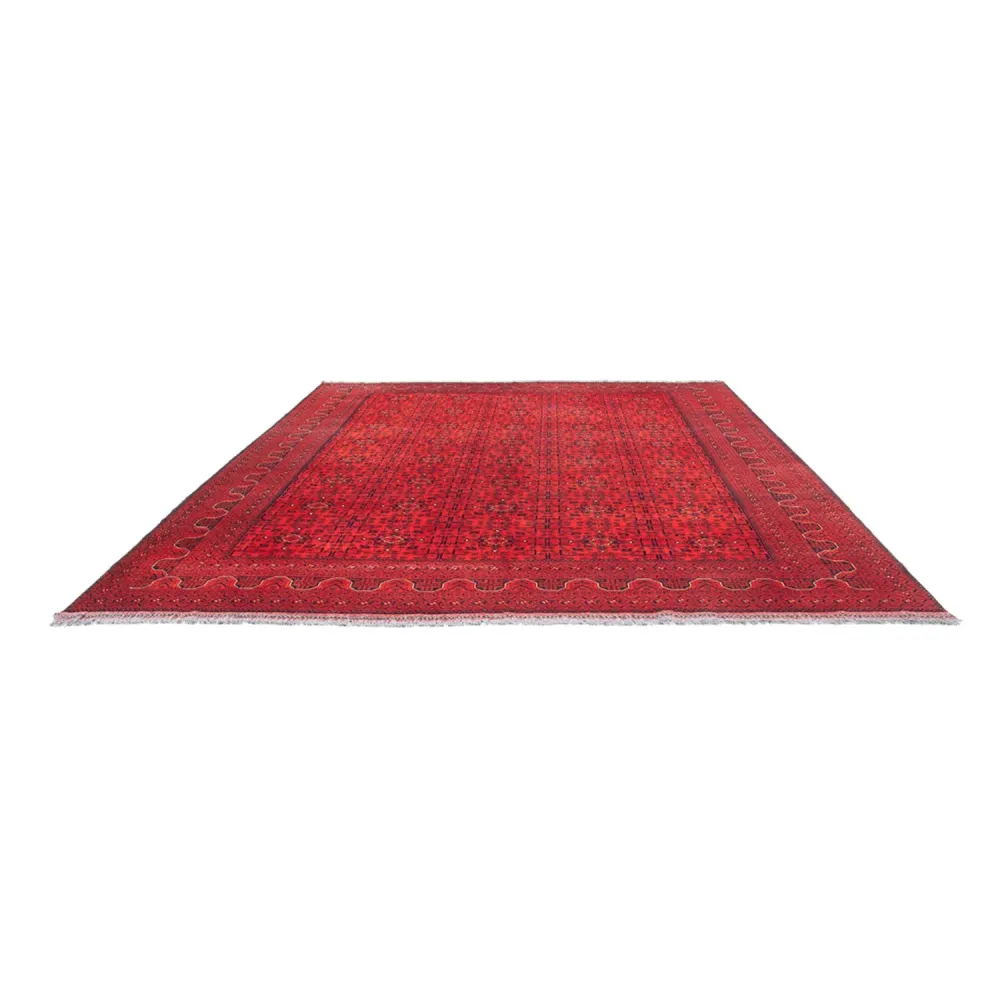Afghan Teppich - Kunduz - 393 x 300 cm - rot