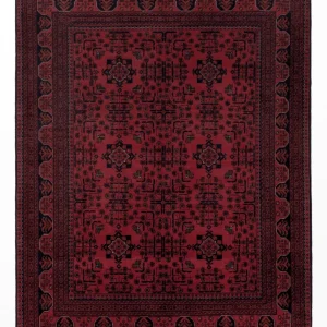 Afghan Teppich - Kunduz - Royal - 196 x 148 cm - rot