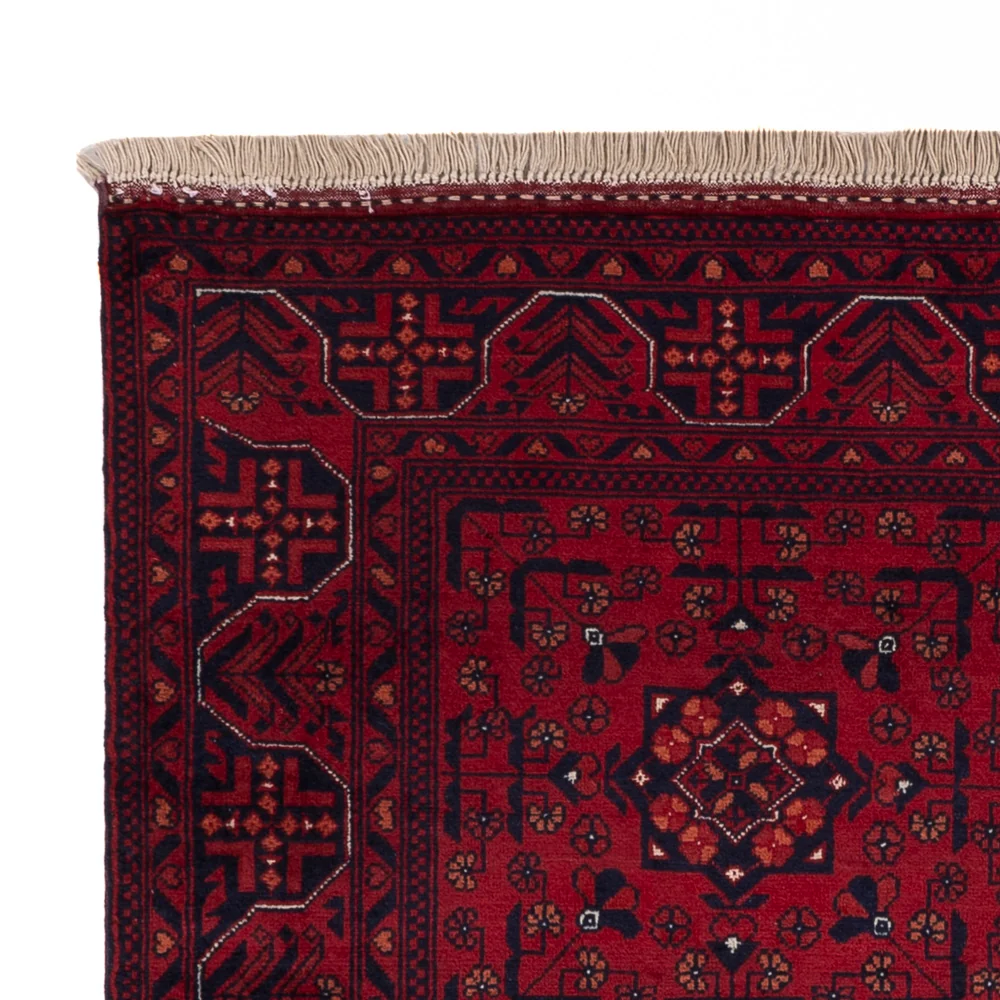 Afghan Teppich - Royal - 138 x 101 cm - rot
