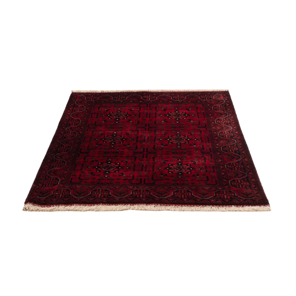 Afghan Teppich - Royal - 138 x 101 cm - rot