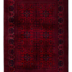 Afghan Teppich - Royal - 147 x 100 cm - rot