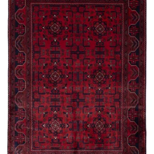 Afghan Teppich - Royal - 148 x 100 cm - rot