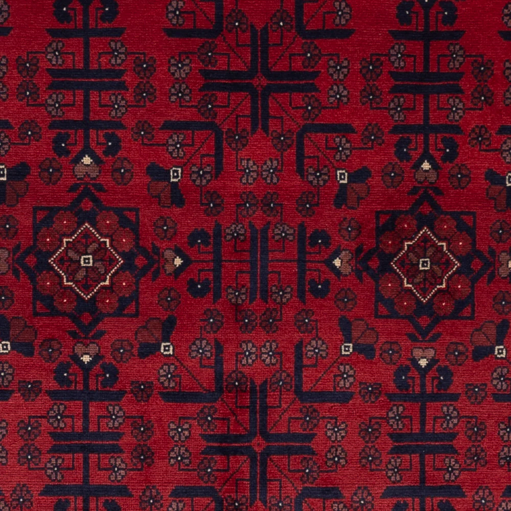 Afghan Teppich - Royal - 148 x 100 cm - rot