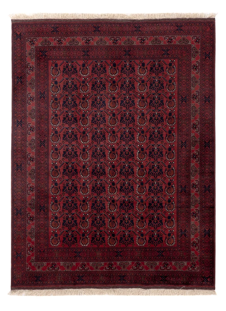 Afghan Teppich - Royal - 194 x 148 cm - rot